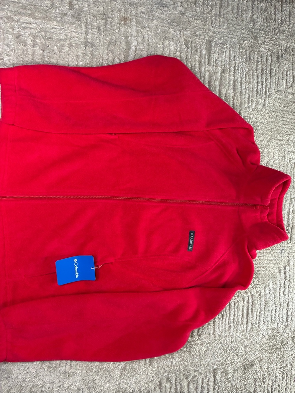 Columbia Women's Red Full-Zip Fleece Jacket